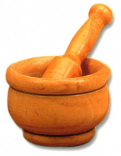 MORTERO MADERA C/MANO 2