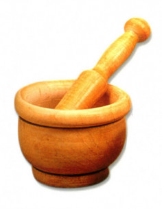 MORTERO MADERA C/MANO 2