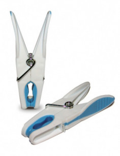 PINZA ROPA PLASTICO BI-INY 12U