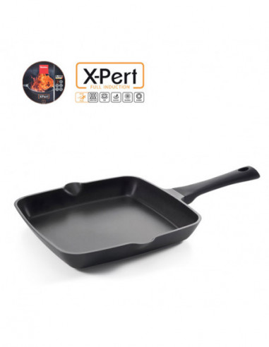 SARTEN GRILL LISO INDUC XPERT