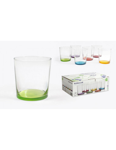 VASO SIDRA PINTA COLOR PACK 6