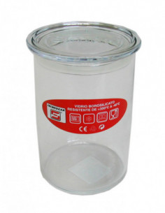 BOTE CRISTAL TAPA PLASTICO 2