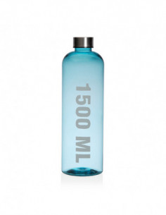 BOTELLA AGUA PS-INOX AZUL