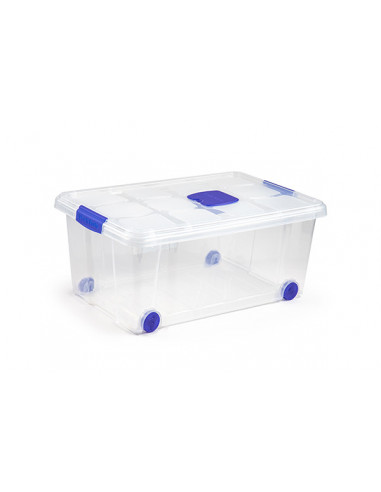 CAJA MULTIUSO C/RUEDA TRANSP