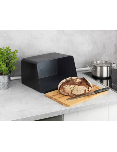 CAJA PAN C/TABLA KUBO NEGR