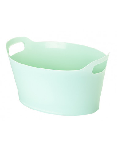 CESTA ROPA OVAL BASKET TURQ