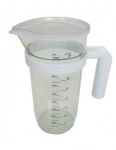 JARRA MEDIDORA PLASTICO C/TAPA 2