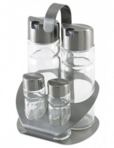 VINAGRERA INOX C/SOPORTE 2