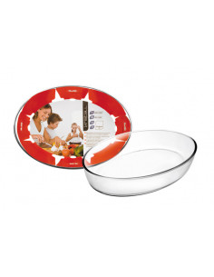 FUENTE HORNO VIDRIO OVAL 1,5L 2