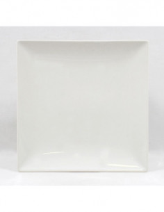 PLATO LLANO CUADRADO IVORY 2