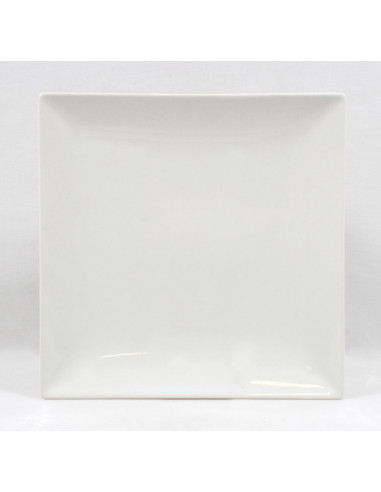 PLATO LLANO CUADRADO IVORY