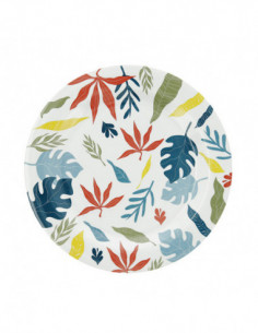 PLATO LLANO MELAMINA SELVA