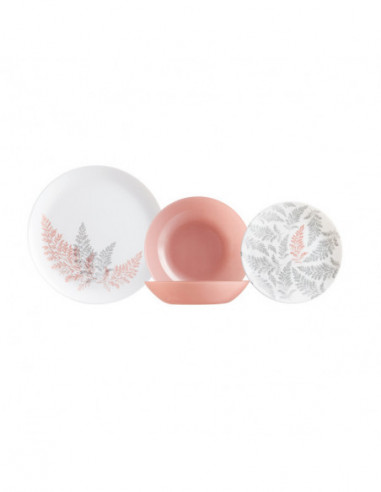 VAJILLA VIDRIO CYRUS BLUSH