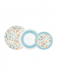 VAJILLA VIDRIO AMELIA