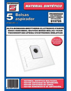 BOLSA ASPIRADOR 5 U. SOLAC-FAG 2