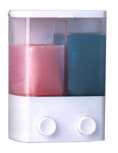 DOSIFICADOR JABON 2 DEPOSITOS