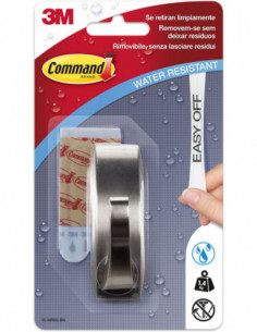 PERCHA ADHESIVA METAL NIQ + 2T 2