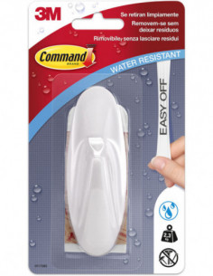 PERCHA ADHESIVA OVALADA + 2T 2