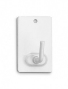 PERCHA ADHESIVA BLANCO BL.2 2