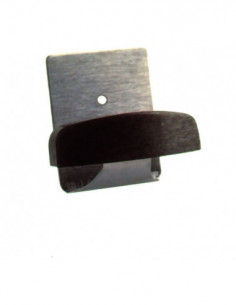 PERCHA INOX ADH. CROMO L.2 2