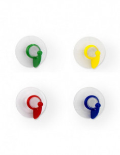 PERCHA VENTOSA COLORES BL.4 2