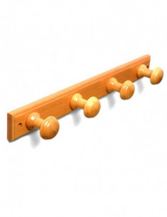 PERCHA MADERA 4 P. RED. ROBLE 2