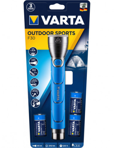 LINTERNA LED 5W 2PILAS LR14 IN