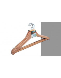 PERCHA MADERA FORMA SET-3 2