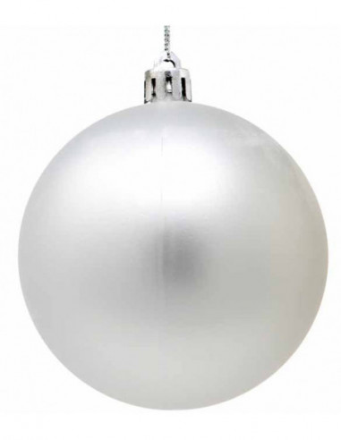BOLA NAVIDAD PLATA MATE