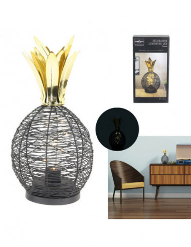 LAMPARA LED SOBRE MESA PIÑA