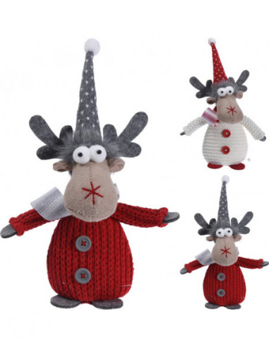 MUÑECO NAVIDAD ALCE SURTIDOS