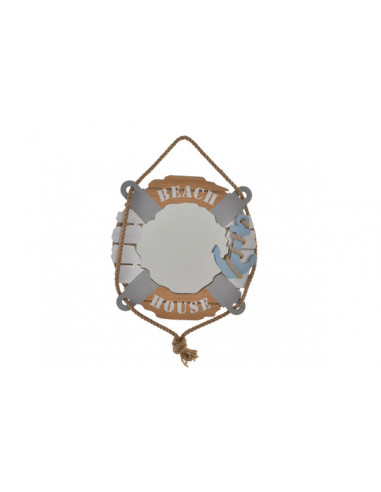 ESPEJO MADERA NAUTICO