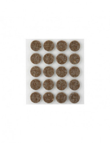 FIELTRO ADHESIVO MARRON