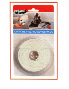 FIELTRO ADH.TIRA MARRON 1 M 2