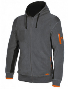 FORRO POLAR GRIS ANTRACITA