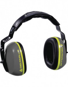 CASCO OREJERA GRIS/AMARILLO