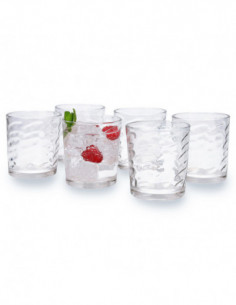 VASO AGUA CANDY SET 6