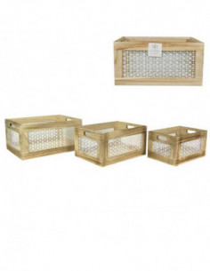 CAJA MADERA S/TAPA SET-3