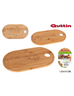 TABLA APERITIVOS BAMBU SURT.