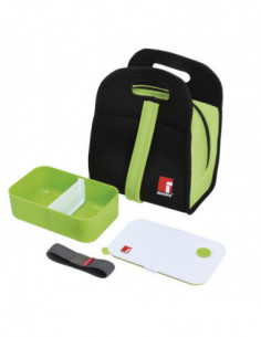 BOLSA ISOTERMICA NEOP.NEG/VERD