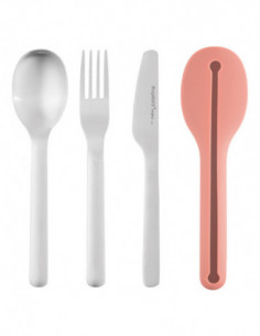 CUBERTERIA C/FUNDA SILICONA 3P