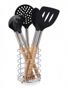 PORTAUTENSILIOS 5PZAS BAOBAB