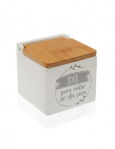 SALERO CERAMICA TAPA BAMBU
