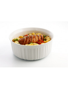 FUENTE PORCELANA REDONDA