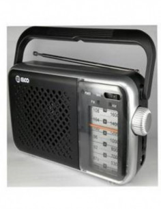 RADIO TRANSISTOR RED/PILAS