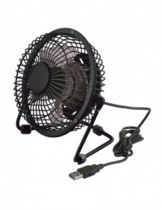 VENTILADOR SOBREMESA METAL NEG
