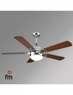 VENTILADOR TECHO LUZ REVERSIBL