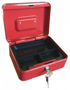 CAJA CAUDALES ROJA