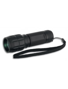 LINTERNA ALUMINIO NEGRO LED