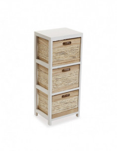 MUEBLE AUX. 3 CESTAS BLANCO